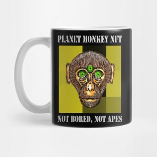 On Planet Monkey nft Collection Not Bored Apes Mug